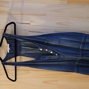 Denim jumpsuit sz M